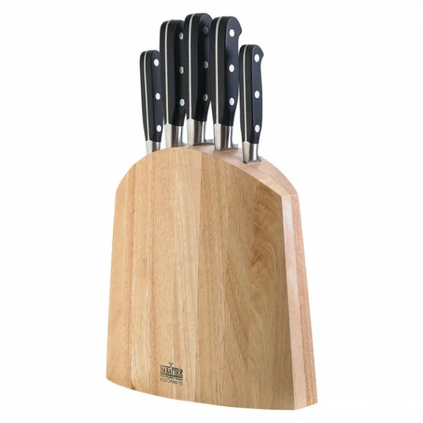 beauté Remise 🔔 Bloc à Couteaux + 5 Couteaux V Sabatier Richardson 🛒 1